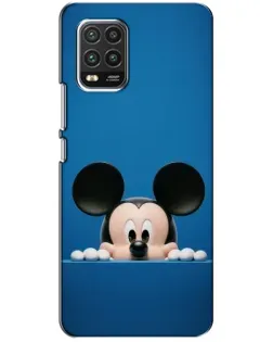 Чехол для Xiaomi Mi 10 Lite с картинкой «Микки выглядывает» Чехол для Xiaomi Mi 10 Lite с картинкой «Микки выглядывает»