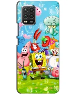 Чохол для Xiaomi Mi 10 Lite з картинкою «Губка Боб та друзі» Чохол для Xiaomi Mi 10 Lite з картинкою «Губка Боб та друзі»