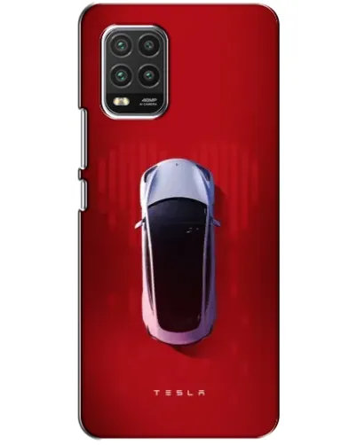 Чехол для Xiaomi Mi 10 Lite с картинкой «Tesla Top View» Чехол для Xiaomi Mi 10 Lite с картинкой «Tesla Top View»