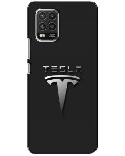 Чехол для Xiaomi Mi 10 Lite с картинкой «Стальной логотип Tesla» Чехол для Xiaomi Mi 10 Lite с картинкой «Стальной логотип Tesla»