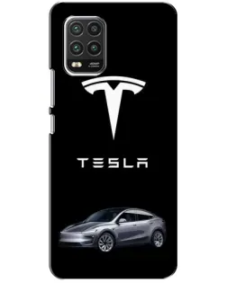 Чехол для Xiaomi Mi 10 Lite с картинкой «Tesla Model Y»