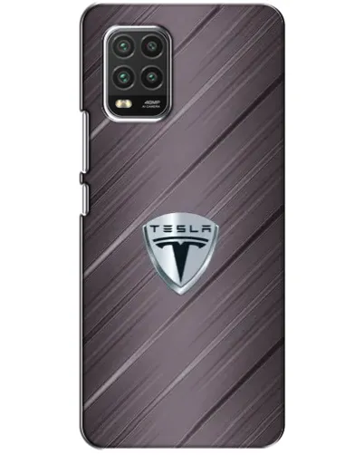 Чехол для Xiaomi Mi 10 Lite с картинкой «Металлическая текстура Tesla» Чехол для Xiaomi Mi 10 Lite с картинкой «Металлическая текстура Tesla»