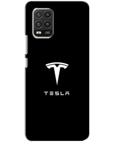 Чехол для Xiaomi Mi 10 Lite с картинкой «Tesla White Logo» Чехол для Xiaomi Mi 10 Lite с картинкой «Tesla White Logo»