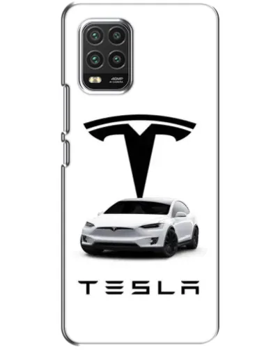 Чехол для Xiaomi Mi 10 Lite с картинкой «Tesla White Style» Чехол для Xiaomi Mi 10 Lite с картинкой «Tesla White Style»