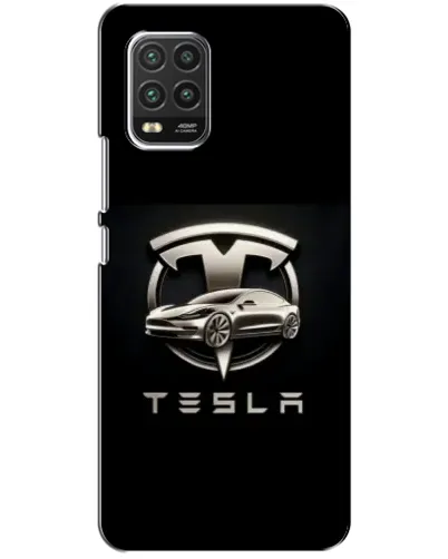 Чехол для Xiaomi Mi 10 Lite с картинкой «Tesla — серебристое авто» Чехол для Xiaomi Mi 10 Lite с картинкой «Tesla — серебристое авто»