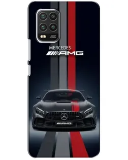 Чехол для Xiaomi Mi 10 Lite с картинкой «Mercedes — белый карбон» Чехол для Xiaomi Mi 10 Lite с картинкой «Mercedes — белый карбон»