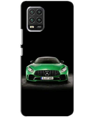 Чехол для Xiaomi Mi 10 Lite с картинкой «Mercedes — неоновый лого» Чехол для Xiaomi Mi 10 Lite с картинкой «Mercedes — неоновый лого»