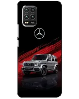 Чехол для Xiaomi Mi 10 Lite с картинкой «Mercedes G-Class красный»