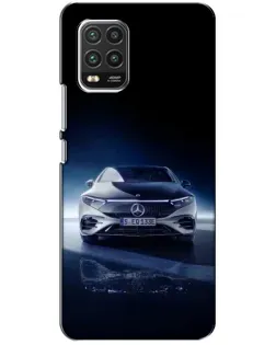 Чехол для Xiaomi Mi 10 Lite с картинкой «Ночной Mercedes EQ»