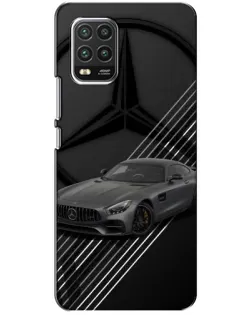 Чехол для Xiaomi Mi 10 Lite с картинкой «Mercedes AMG — графика»