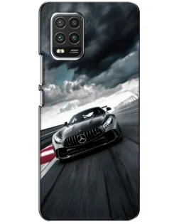 Чехол для Xiaomi Mi 10 Lite с картинкой «Гоночный Mercedes AMG»