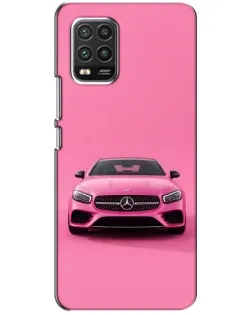 Чехол для Xiaomi Mi 10 Lite с картинкой «Розовый Mercedes AMG»