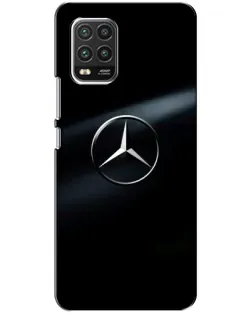 Чехол для Xiaomi Mi 10 Lite с картинкой «Mercedes на металле»
