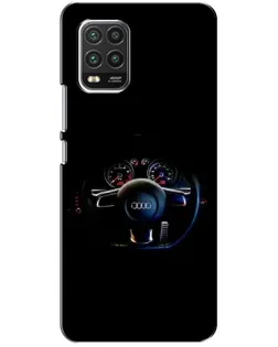 Чехол для Xiaomi Mi 10 Lite с картинкой «Салон Audi — руль» Чехол для Xiaomi Mi 10 Lite с картинкой «Салон Audi — руль»