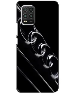 Чехол для Xiaomi Mi 10 Lite с картинкой «Audi — абстрактные кольца»