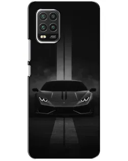 Чехол для Xiaomi Mi 10 Lite с картинкой «Lamborghini симметрия дорог»