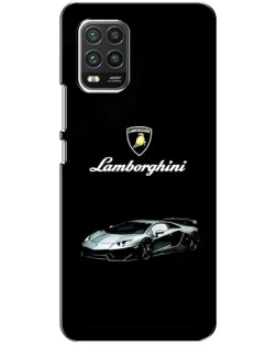 Чехол для Xiaomi Mi 10 Lite с картинкой «Логотип Lamborghini классика»