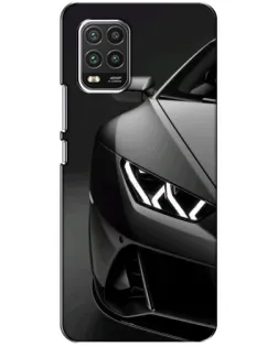 Чехол для Xiaomi Mi 10 Lite с картинкой «Lamborghini фары детализация»