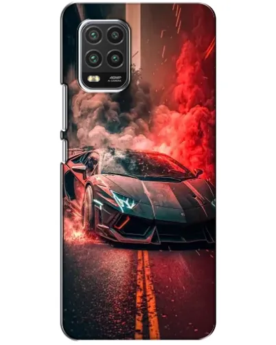 Чехол для Xiaomi Mi 10 Lite с картинкой «Lamborghini красный дым» Чехол для Xiaomi Mi 10 Lite с картинкой «Lamborghini красный дым»