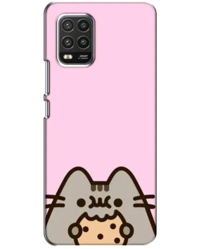 Чехол для Xiaomi Mi 10 Lite с картинкой «Pusheen и печенье» Чехол для Xiaomi Mi 10 Lite с картинкой «Pusheen и печенье»