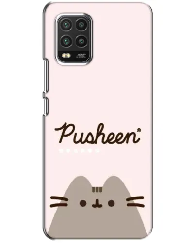 Чехол для Xiaomi Mi 10 Lite с картинкой «Pusheen логотип» Чехол для Xiaomi Mi 10 Lite с картинкой «Pusheen логотип»