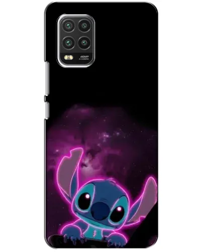 Чехол для Xiaomi Mi 10 Lite с картинкой «Неоновый Stitch»