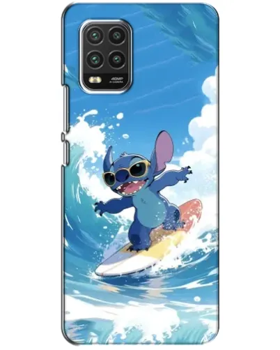 Чехол для Xiaomi Mi 10 Lite с картинкой «Стич на волне»