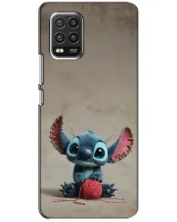 Чехол для Xiaomi Mi 10 Lite с картинкой «Стич на коричневом фоне» Чехол для Xiaomi Mi 10 Lite с картинкой «Стич на коричневом фоне»
