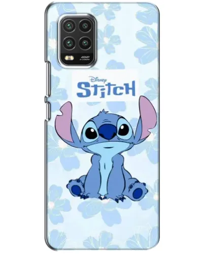Чехол для Xiaomi Mi 10 Lite с картинкой «Stitch среди цветов»