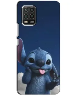 Чехол для Xiaomi Mi 10 Lite с картинкой «Стич в облаках»