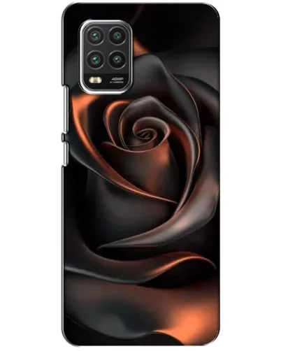Чехол для Xiaomi Mi 10 Lite с картинкой «Шелковая черная роза» Чехол для Xiaomi Mi 10 Lite с картинкой «Шелковая черная роза»