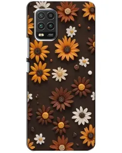 Чехол для Xiaomi Mi 10 Lite с картинкой «Узор из маленьких подсолнухов» Чехол для Xiaomi Mi 10 Lite с картинкой «Узор из маленьких подсолнухов»
