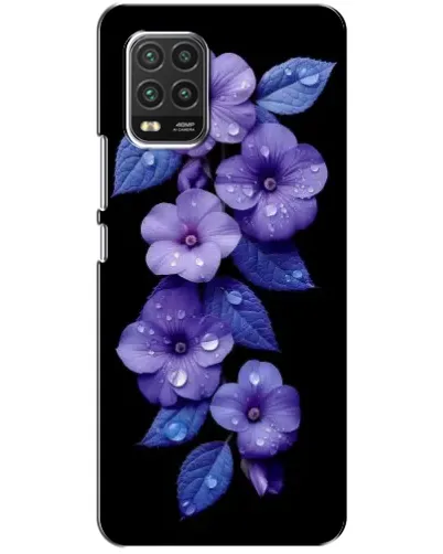 Чехол для Xiaomi Mi 10 Lite с картинкой «Фиолетовые цветы с росою» Чехол для Xiaomi Mi 10 Lite с картинкой «Фиолетовые цветы с росою»