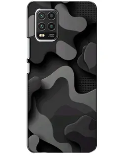 Чехол для Xiaomi Mi 10 Lite с картинкой «Темный абстрактный камуфляж» Чехол для Xiaomi Mi 10 Lite с картинкой «Темный абстрактный камуфляж»