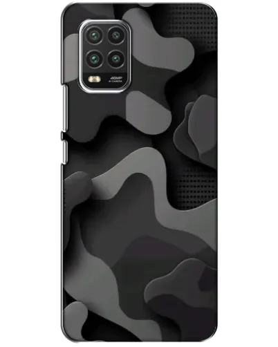 Чехол для Xiaomi Mi 10 Lite с картинкой «Темный абстрактный камуфляж» Чехол для Xiaomi Mi 10 Lite с картинкой «Темный абстрактный камуфляж»