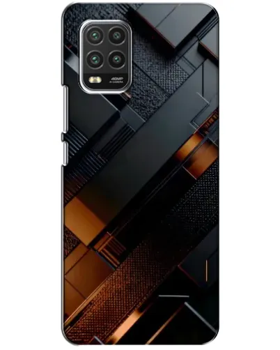 Чехол для Xiaomi Mi 10 Lite с картинкой «Черные геометрические блоки» Чехол для Xiaomi Mi 10 Lite с картинкой «Черные геометрические блоки»