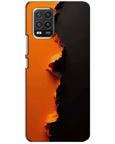 Чехол для Xiaomi Mi 10 Lite с картинкой «Оранжевый разлом» Чехол для Xiaomi Mi 10 Lite с картинкой «Оранжевый разлом»