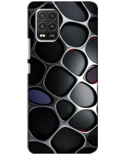 Чехол для Xiaomi Mi 10 Lite с картинкой «Объемная темная решетка» Чехол для Xiaomi Mi 10 Lite с картинкой «Объемная темная решетка»