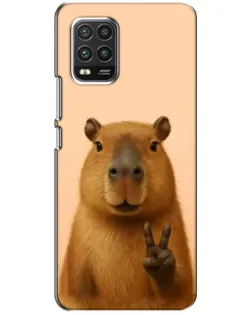 Чехол для Xiaomi Mi 10 Lite с картинкой «Капибара виктория» Чехол для Xiaomi Mi 10 Lite с картинкой «Капибара виктория»