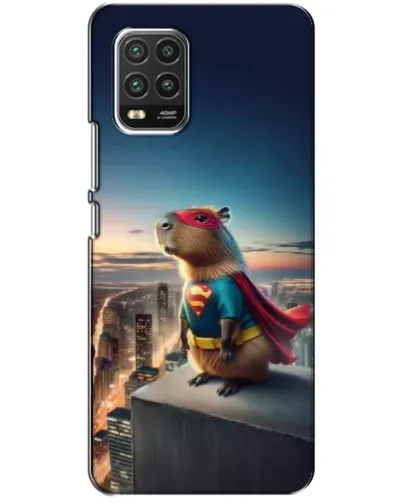 Чехол для Xiaomi Mi 10 Lite с картинкой «Капи-мен супергерой» Чехол для Xiaomi Mi 10 Lite с картинкой «Капи-мен супергерой»