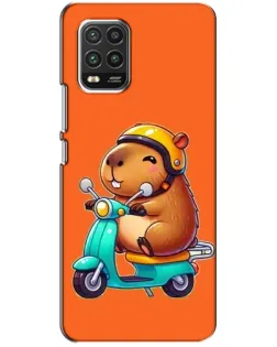 Чехол для Xiaomi Mi 10 Lite с картинкой «Капибара на скутере» Чехол для Xiaomi Mi 10 Lite с картинкой «Капибара на скутере»