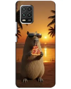 Чехол для Xiaomi Mi 10 Lite с картинкой «Капибара с пиццей» Чехол для Xiaomi Mi 10 Lite с картинкой «Капибара с пиццей»