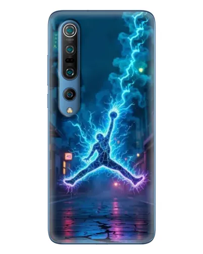 Чохол для Xiaomi Mi 10 Pro з картинкою «Jordan Gold Jumpman»