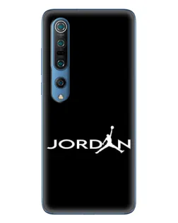 Чохол для Xiaomi Mi 10 Pro з картинкою «Jordan White Logo»