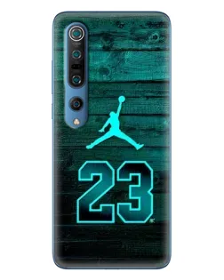 Чохол для Xiaomi Mi 10 Pro з картинкою «Jordan Cyan 23»
