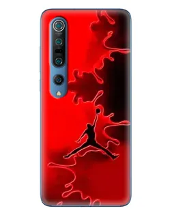 Чохол для Xiaomi Mi 10 Pro з картинкою «Jordan Red Smoke»