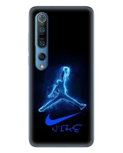 Чохол для Xiaomi Mi 10 Pro з картинкою «Jordan Neon Blue»