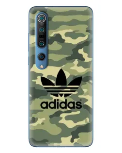 Чохол для Xiaomi Mi 10 Pro з картинкою «Мілітарі стиль Adidas»