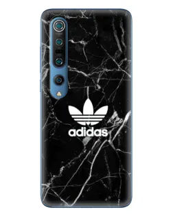 Чохол для Xiaomi Mi 10 Pro з картинкою «Білий мармур Adidas»