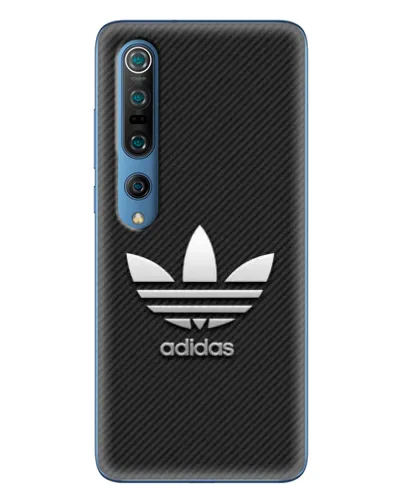 Чохол для Xiaomi Mi 10 Pro з картинкою «Adidas Карбонова текстура»